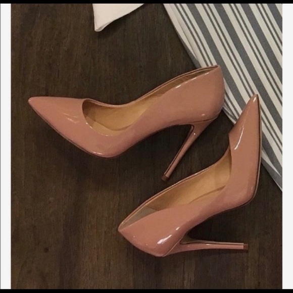 Shoe Republic LA Shoes - EUC‼️SHOE REPUBLIC LA CAMEL PATENT HEELS SIZE: 7.5